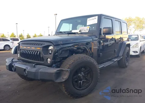 2017 Jeep Wrangler Unlimited Freedom 4X4 из США, поврежденный, VIN 1C4BJWDG4HL584218